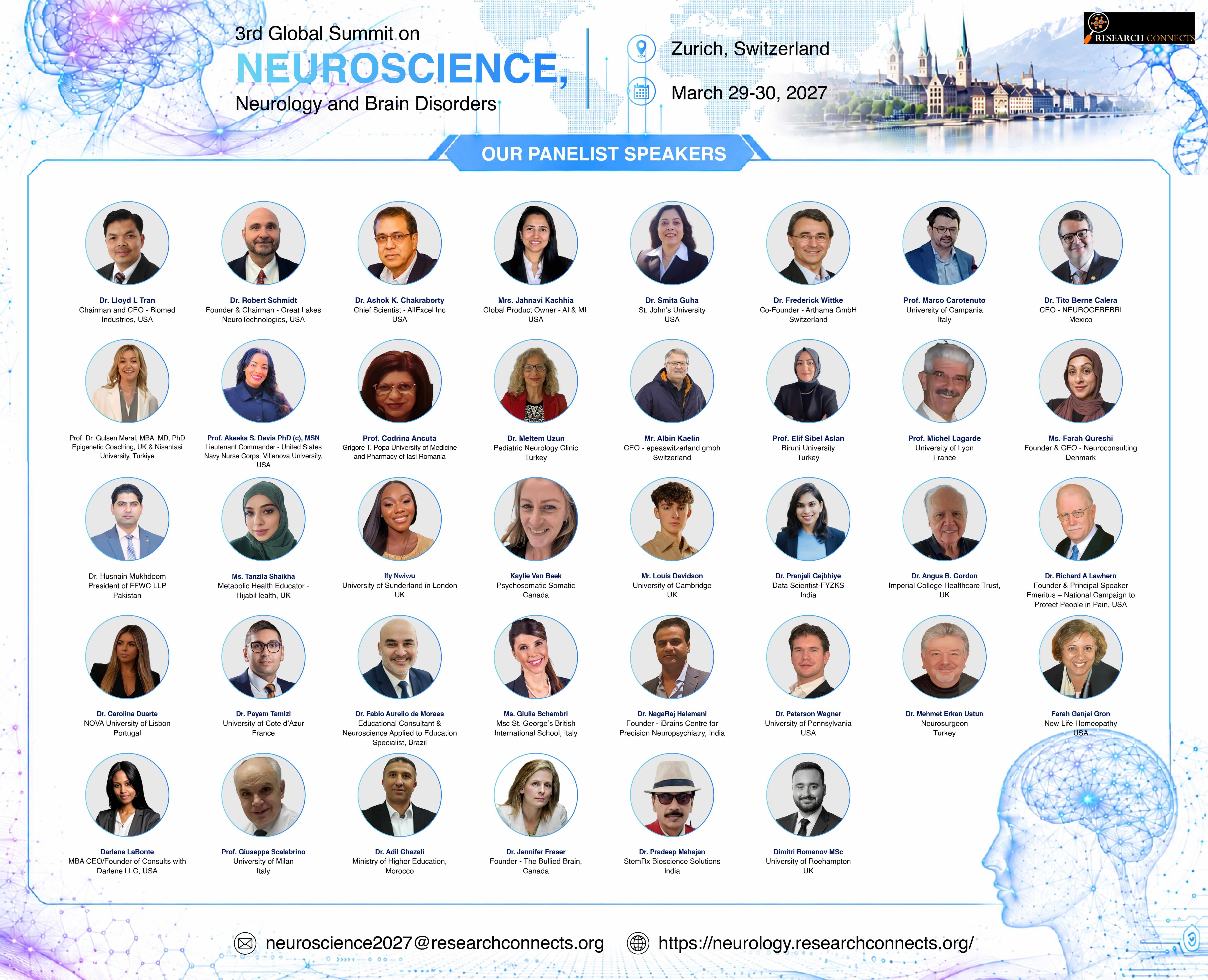 3rd Global Summit on Neuroscience, Neurology and Brain Disorders